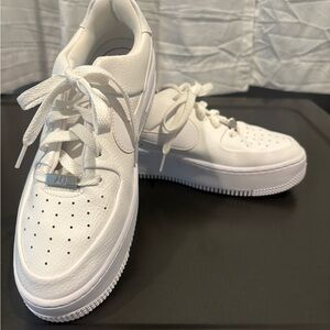 Nike  AF1 white leather